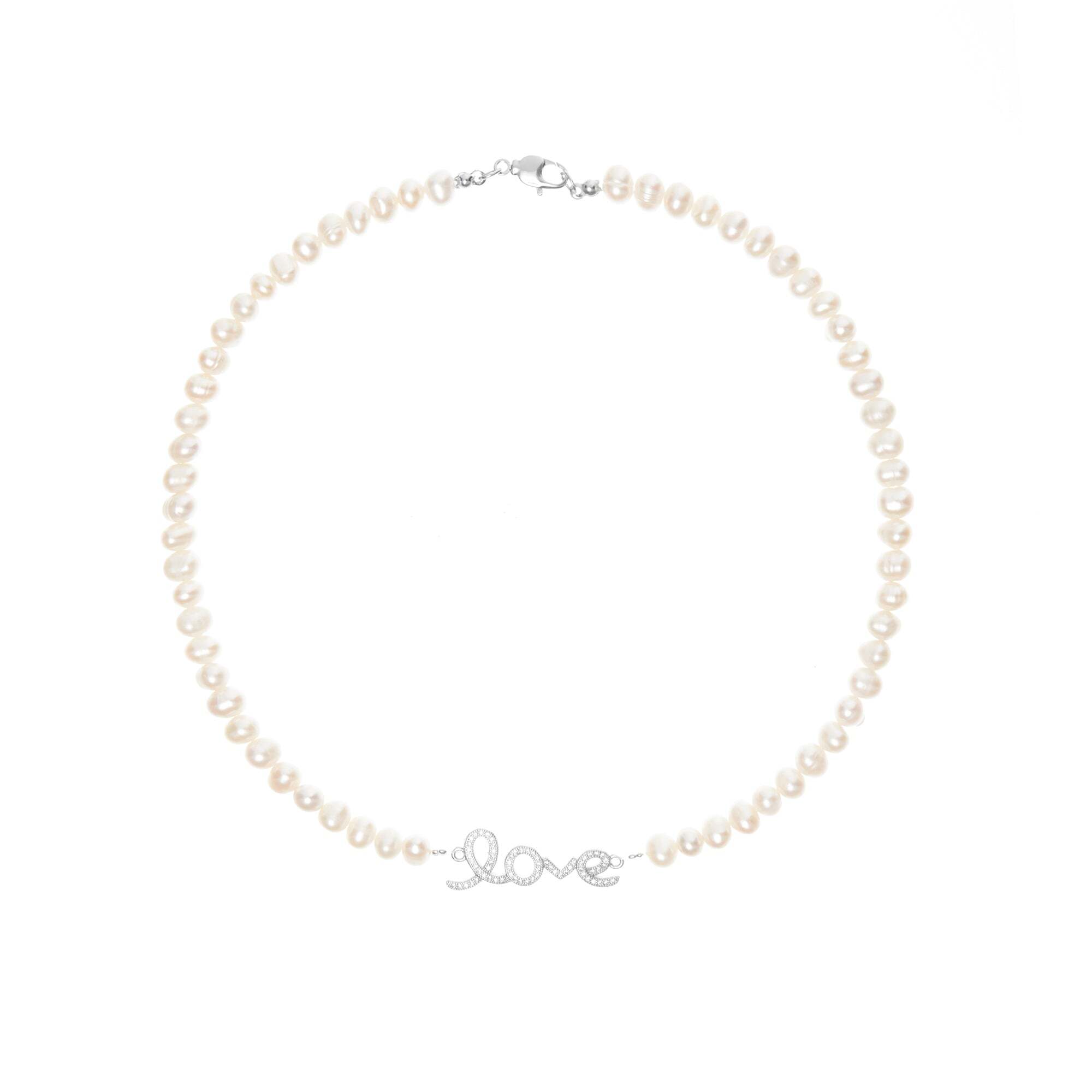 Колье Pearly Love Necklace – Silver