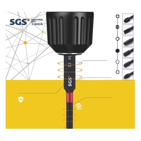Бита шестигранная HEX 3,0 х25мм Impact(ударная) S2 1шт SGS 6325-H3.0-IB