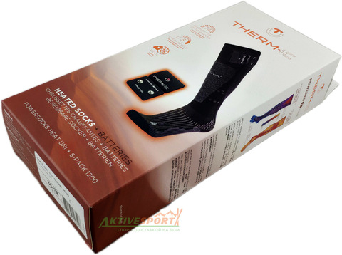 Картинка носки с подогревом Therm-Ic Powersock Set Heat Uni + S-Pack 1200 V2  - 3