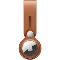 Кожаный брелок-подвеска Apple для AirTag Leather Loop  Saddle Brown (MX4A2ZM/A)