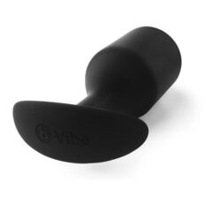 Черная анальная пробка для ношения B-vibe Snug Plug 6 - 17 см. - 