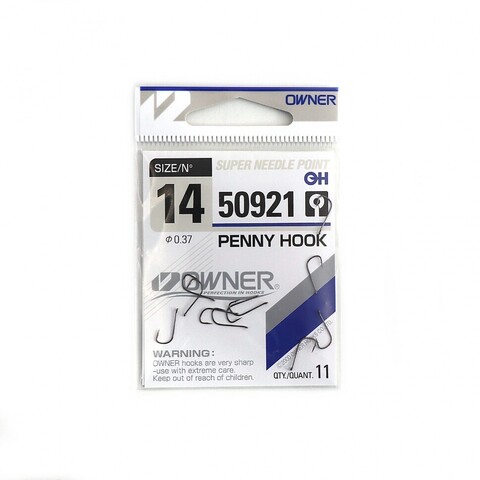 Купить рыболовный крючок Owner Penny Hook BC №14 (11 шт)