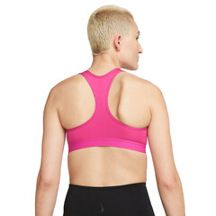 Бюстгальтер спортивный Nike Dri-Fit Swoosh Band Bra Non Pad - active pink/active pink/white