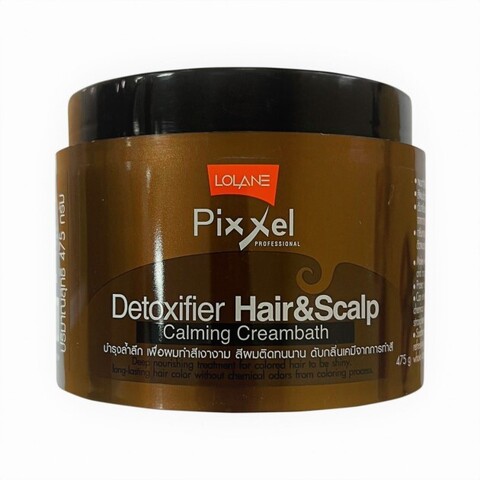 Детокс-маска для окрашенных волос Lolane Pixxel Detoxifier Hair & Scalp, 475 гр.