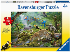 Puzzle Rainforest Animals 60 pcs