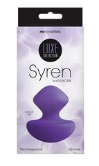 Фиолетовый универсальный вибромассажер Luxe Syren Massager