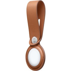 Кожаный брелок-подвеска Apple для AirTag Leather Loop  Saddle Brown (MX4A2ZM/A)