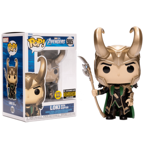 Фигурка Funko POP! Marvel. Avengers: Loki with Scepter (GW) (Exc) (985)