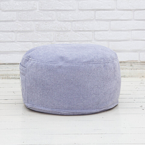 Пуф Букле (светло-серый)