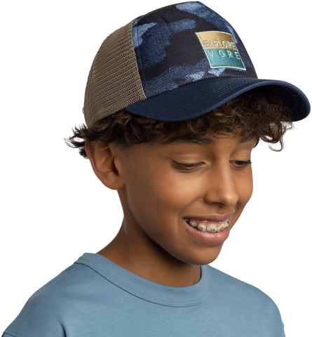 Картинка кепка Buff Trucker Cap Snigs Night Blue - 3