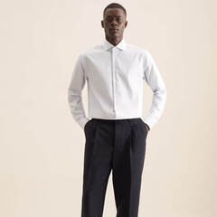 Сорочка мужская Seidensticker Regular Fit 01.146137-15 в утонченную полоску