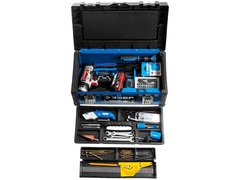 ЗУБР СПУТНИК-18, 460 х 230 х 200 мм, (18?), металлический ящик для инструментов, Профессионал (38153-18)