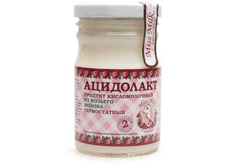 Ацидолакт из козьего молока 2,5% "Miss Milk", 200мл