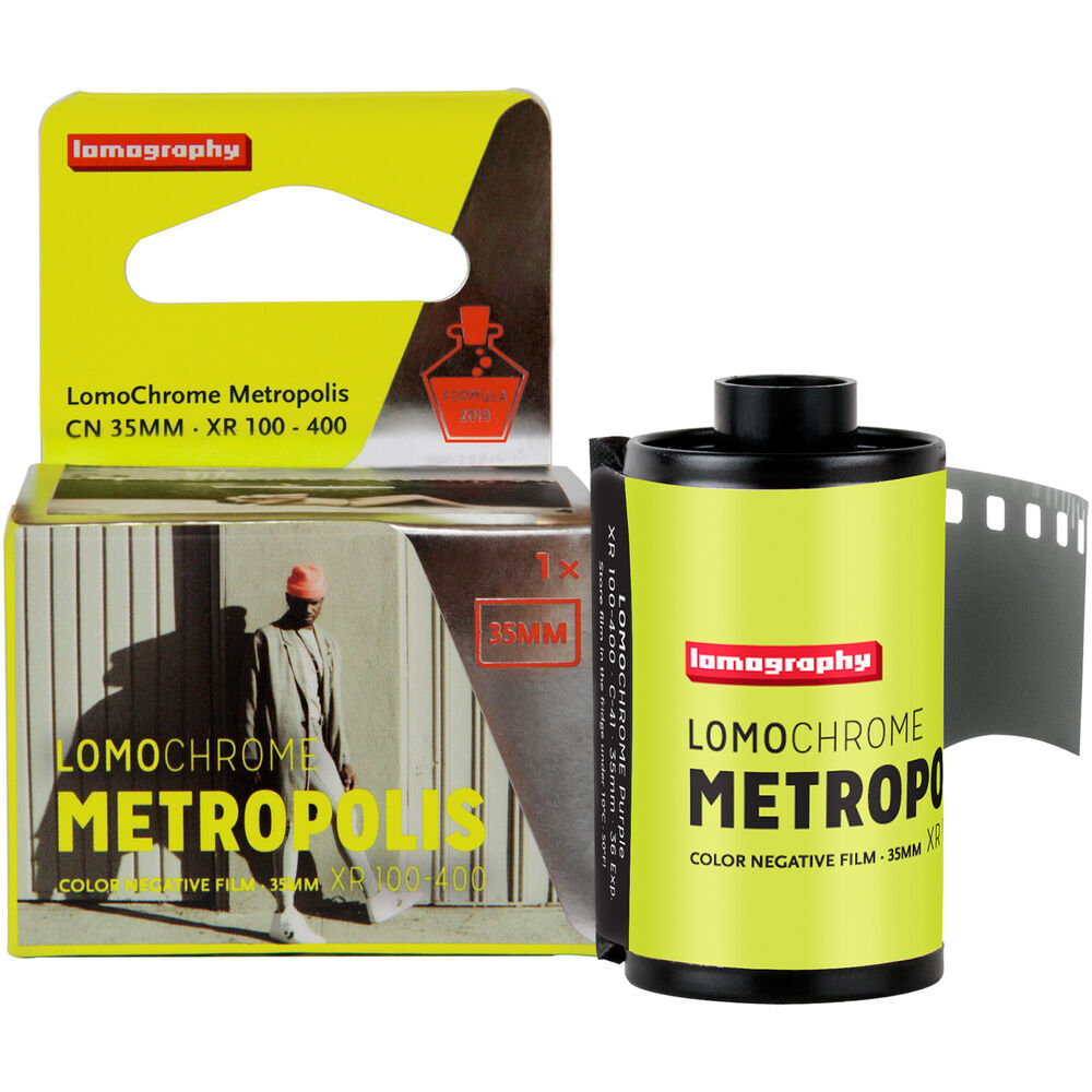 Купить Фотопленка Lomography LomoChrome Metropolis 100-400 Color Negative  Film (35мм, 36 кадров) - по выгодной цене | Нобэл