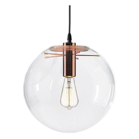 Светильник Glass Ball Ceiling Copper D40