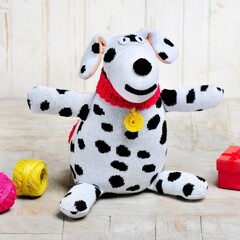 Вязаная кукла Собачка Филя, Фрея