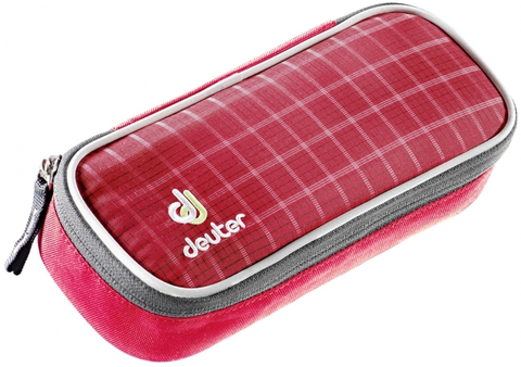 Картинка пенал Deuter School Pencil Case raspberry check - 1