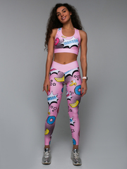 Леггинсы Pop art pink