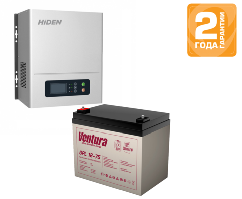 Комплект ИБП HIDEN HPS20-1012N+GPL 12-75