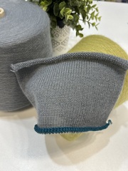 Вспушенный кашемир 70% на шелке 30% LORO PIANA MAD1405 900 голубая сталь