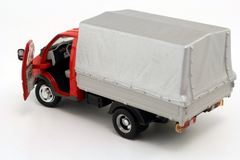 GAZ-3302 Gazelle red-gray Autobahn Cararama 1:50