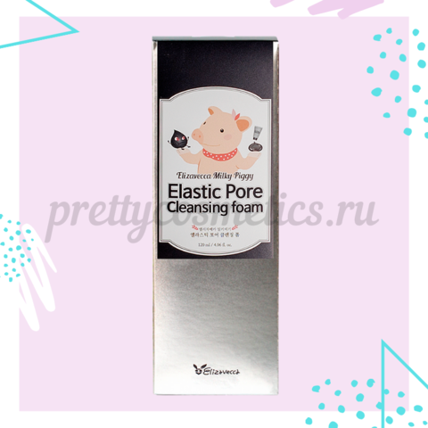 Elizavecca Milky Piggy Пенка для умывания Elastic Pore Cleansing foam 120 мл