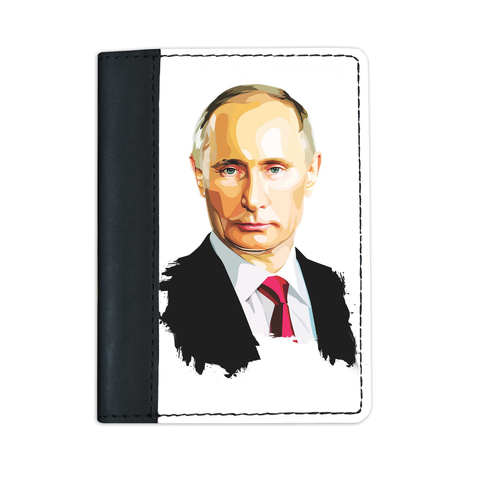Записная книжка комбинированная "Путин",  черная