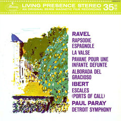 Paul Paray / Orchestral Music by Maurice Ravel & Jacques Ibert (LP)