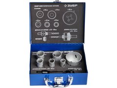 ЗУБР 6 шт, сталь Р6М5, (20,22,25,30.35,60), набор биметаллических коронок (29531-H6-1)