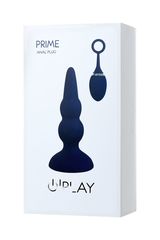 Синяя анальная вибровтулка OPlay Prime - 12 см. - 