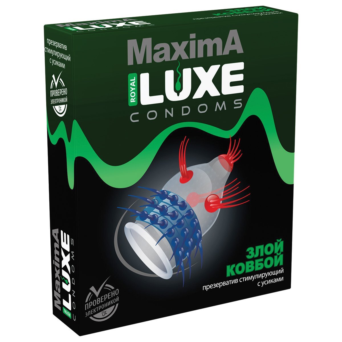 ПРЕЗЕРВАТИВ LUXE MAXIMA ЗЛОЙ КОВБОЙ 1 штука