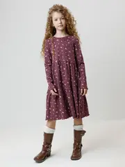 платье  для девочки  КР 5958/бордовый 1411 Н068.1 к653