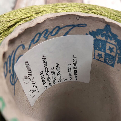 Хлопок со льном (20%) LORO PIANA IRISH FANCY 550 зеленый фисташковый