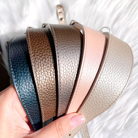 9308 Ошейник кожаный "Перламутр" / PREMIUM