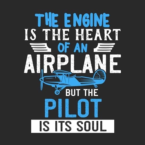 принт Pilot is its soul