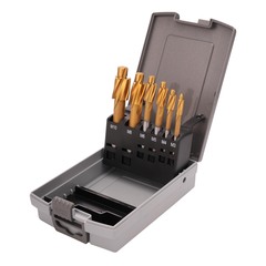 Набор цековок М3-M10 DIN373 (проходные) HSS-TiN 6шт Ruko 102450TRO