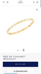 Браслет тонкий BEE Chaumet BEE, качество VGOLD