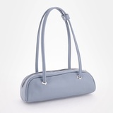Сумка Саломея 2038 гладкий серо-голубой