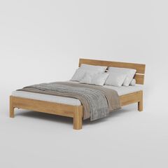 Кровать 200x200, Баямо, массив дуба срощенный, натуральный