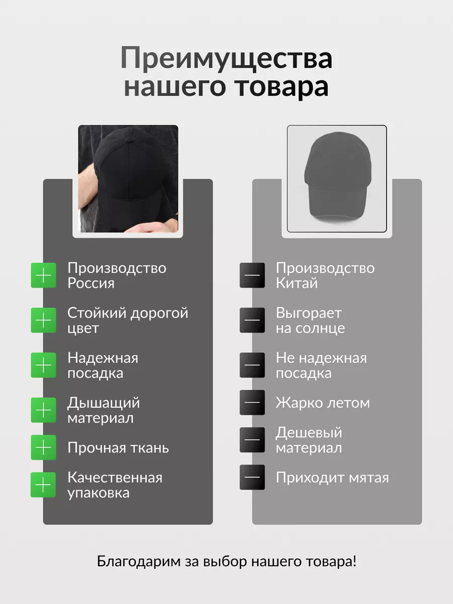 Бейсболка закрытая летняя