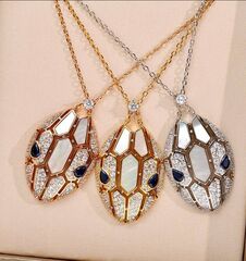 Колье с подвеской ЗМЕЯ качество VGOLD коллекция SERPENTI