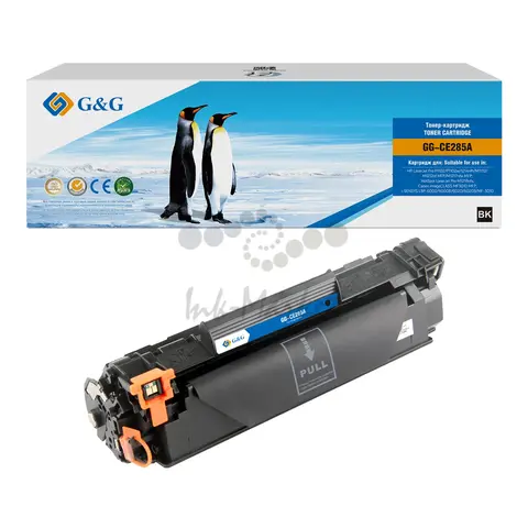 Картридж G&G, аналог HP CE285A/ Canon 725 1.6k с чипом