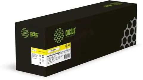 Картридж лазерный Cactus CS-TK5215Y желтый (15000стр.) для Kyocera TASKalfa 406ci с чипом