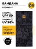 Картинка бандана-труба Buff CoolNet Losne Graphite - 1