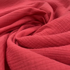 Муслин двухслойный "Ярко-красный"