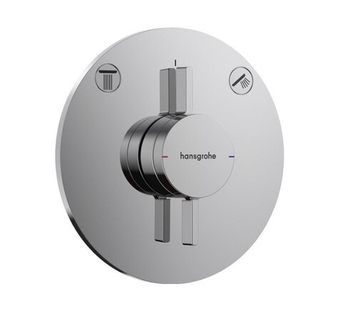 Hansgrohe 75418000 HG 75 418 000  DuoTurn S Смеситель для ванны, однорычажный, для 2 потребителей, скрытого монтажа, хр