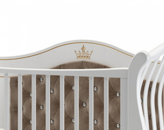 Кровать детская К-2002-31 "Габриэлла" Люкс Плюс  маятник универсальный (бел.ночь)
