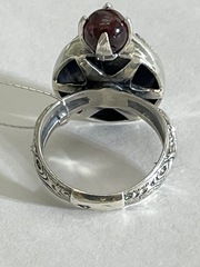 Гранаты (кольцо из серебра)