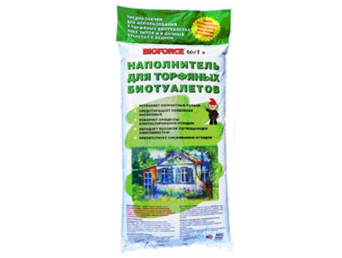 Мультикомпонентный наполнитель для торфяного туалета BioForce Torf + (30л)