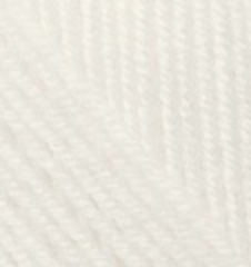 ALIZE "SUPERLANA MIDI", 25% Шерсть, 75% Акрил, 100 гр, 170 м, 62 молочный